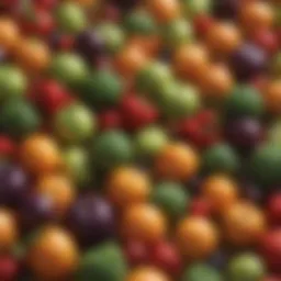 A vibrant array of fruits and vegetables known for their weight loss benefits.