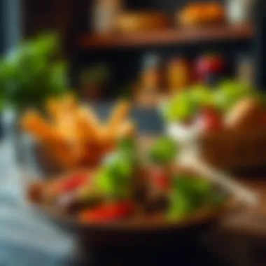 Nourishment for Optimal Performance Nutrient-rich meal highlighting pre-workout fuel.