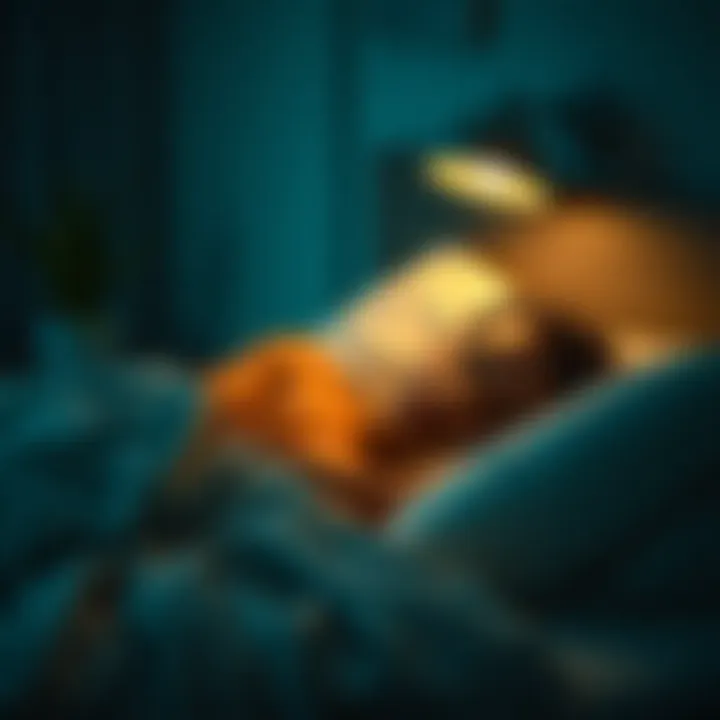 Restful Sleep for Enhanced Endurance Peaceful sleep environment emphasizing recovery.