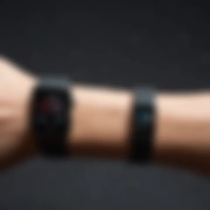 A comparison chart of popular fitness trackers on the market