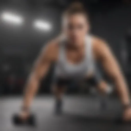 A dynamic workout session showcasing diverse exercises