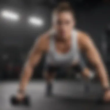 Dynamic Workout Session A dynamic workout session showcasing diverse exercises