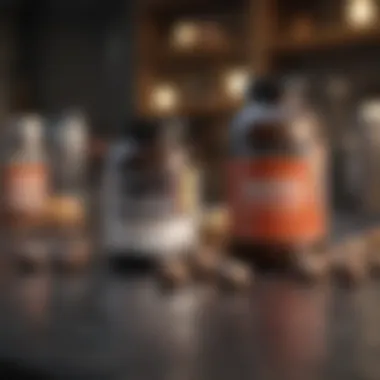 Comparison chart of keto products from various retailers