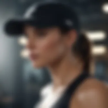 Technology in Action: Performance Fabric High-performance fabric showcasing sweat absorption technology