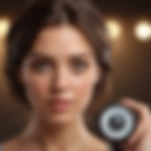 Visual representation of hypnosis for weight loss