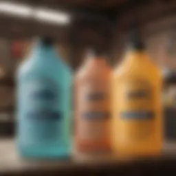 A selection of leading stool softener brands on display
