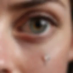 Close-up of a bottle of allergy eye drops