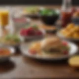 Visual representation of a balanced meal plan for low calorie diets