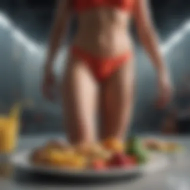 Psychological Impacts of Dieting Conceptual image highlighting the psychological impacts of dieting