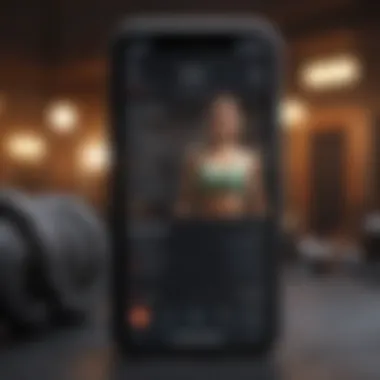 Infographic displaying various types of workout schedule applications