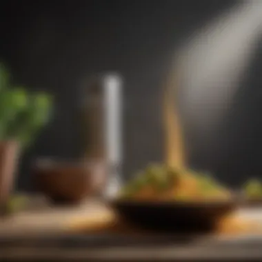 A vibrant dish incorporating gooseberry powder with other ingredients
