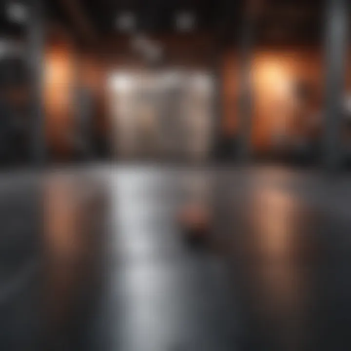 Durable gym flooring showcasing performance enhancement