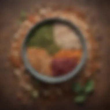 A close-up of a bowl filled with various legumes and seeds