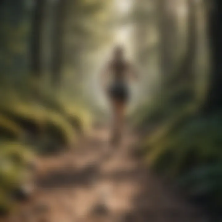 Runner enjoying a scenic trail