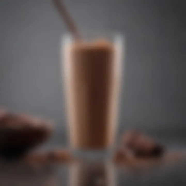 Nutritional components of chocolate milk