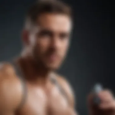 Supporting an Active Lifestyle with Nutrition A healthy lifestyle with active man engaging in fitness