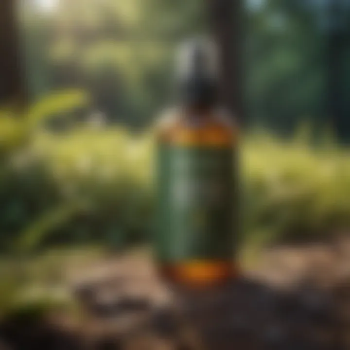 High-quality tick spray bottle with natural ingredients