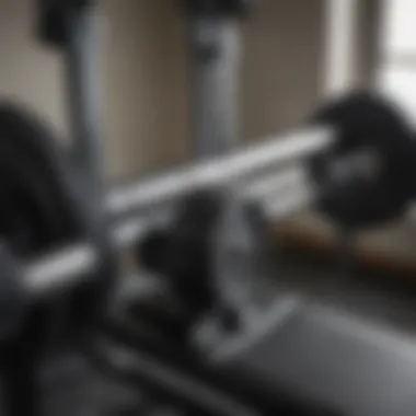 Adjustable Features for Optimal Performance A close-up view of the adjustable features on a weights bench, highlighting its adaptability for various exercises.