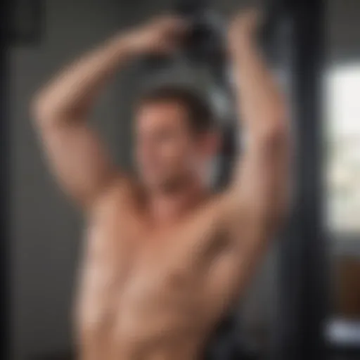 Close-up view of Bowflex lat pulldown attachment showcasing its durable construction.