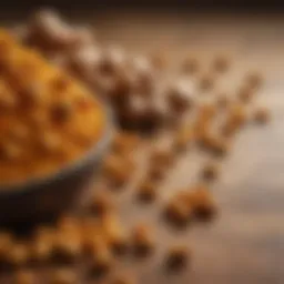 Curcumin molecular structure illustrating its chemical composition