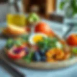 Nourishing Your Body for Vitality A balanced plate of nutritious food emphasizing energy-boosting ingredients