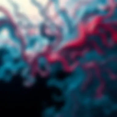 Understanding the Impact of Stress on Fatigue An abstract representation of stress with swirling colors and chaotic patterns