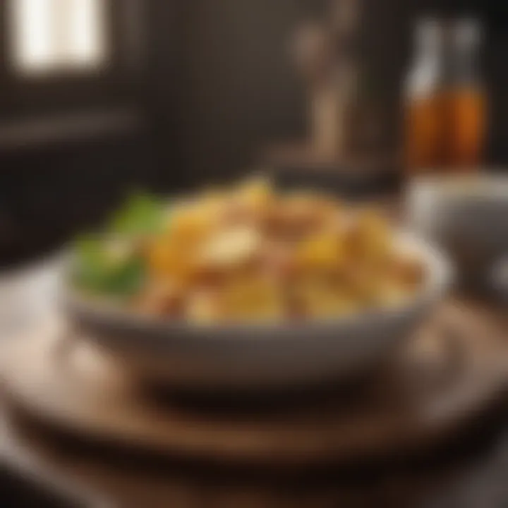 A vibrant dish featuring ginger as a key ingredient