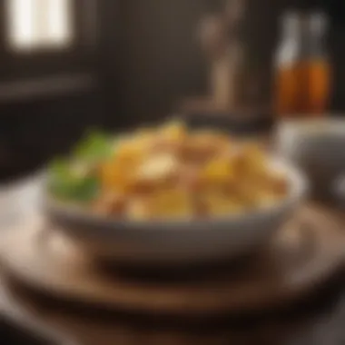 Culinary Dish with Ginger A vibrant dish featuring ginger as a key ingredient