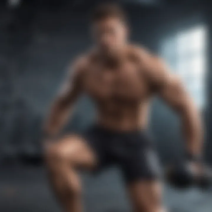 Innovative fitness influencer demonstrating unique workout style
