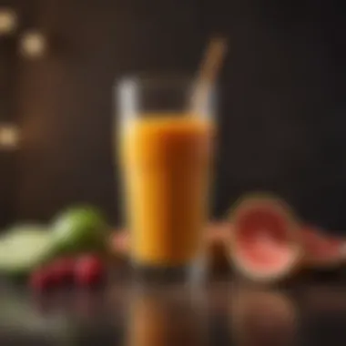 A selection of nutritious juices showcasing liquid diet benefits