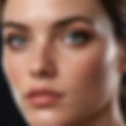 Illustration of hormonal influence on skin health