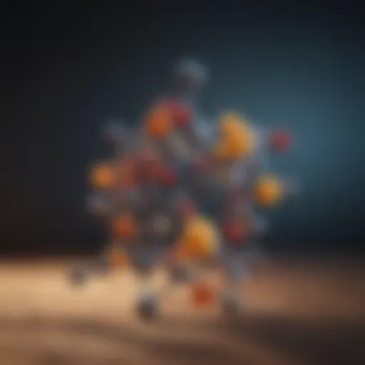 Molecular structure of quercetin