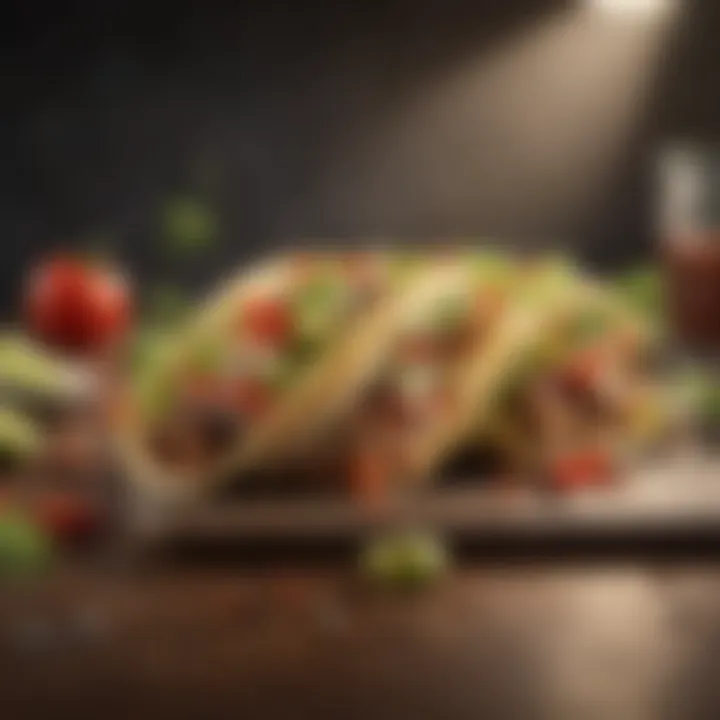 Fresh ingredients for vegetarian options