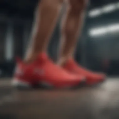 Athletic Performance Boost with Under Armour Footwear Athlete demonstrating enhanced performance with Under Armour shoes