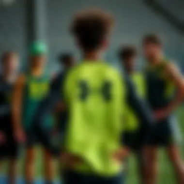 Group of athletes sharing testimonials about Under Armour products