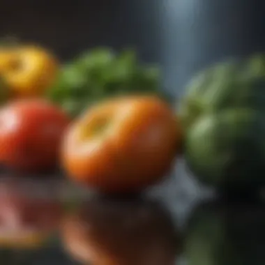 Detoxification Essentials A collection of fruits and vegetables emphasizing detoxification