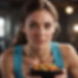Qualified nutritionist discussing dietary plans