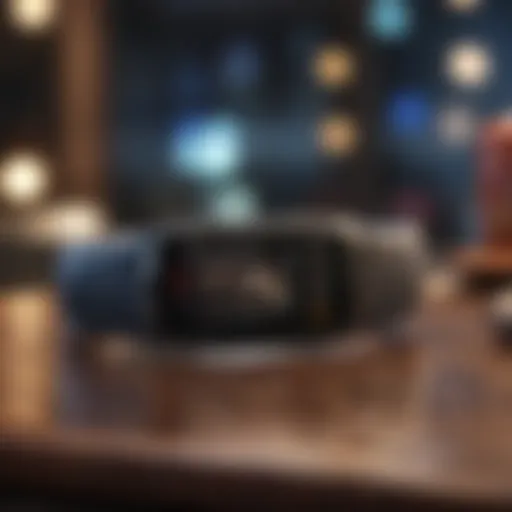 High-quality fitness tracker showcasing features
