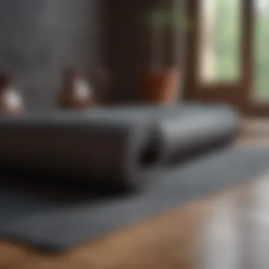 Premium yoga mat designed for comfort and grip