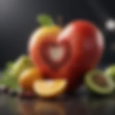 Heart Healthy Fruits for Hypertension A selection of fruits rich in potassium and antioxidants, ideal for heart health.