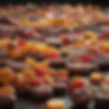 Sugary Snacks and Liver Damage Visual representation of sugary snacks contributing to liver damage
