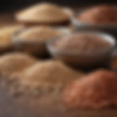 Whole Grains and Legumes for Energy Healthy grains and legumes on a table
