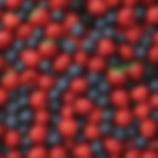 Vibrant assortment of fresh berries