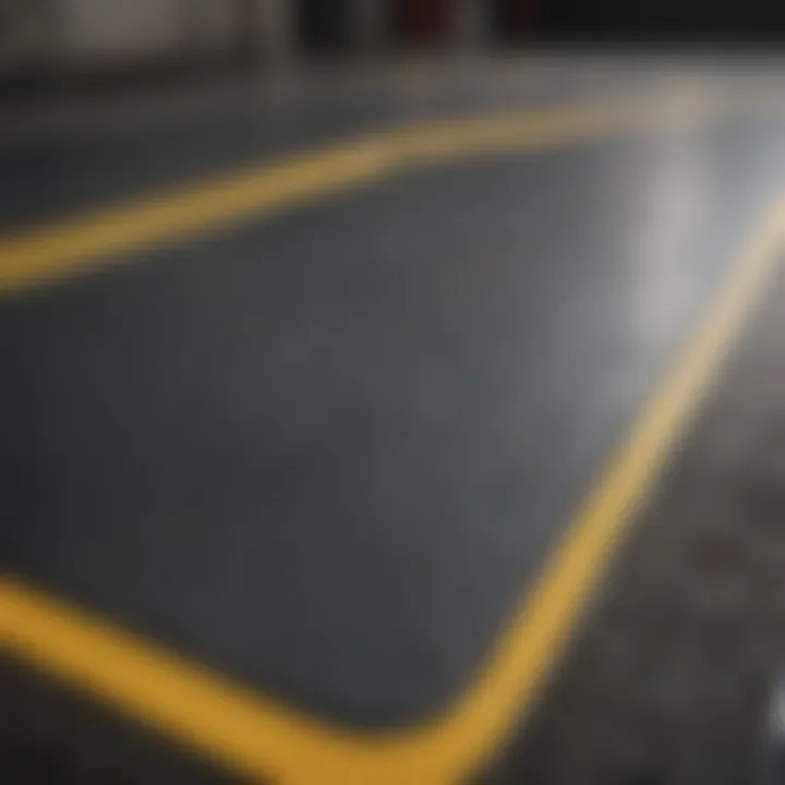 Variety of gym floor mat types for basement installation