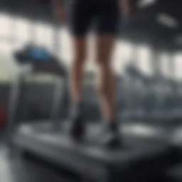 Heavy duty treadmill showcasing robust build quality