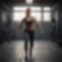 Dynamic workout session showcasing high-intensity exercises
