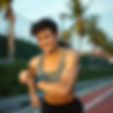 Outdoor Fitness for a Healthier Lifestyle An individual engaging in outdoor physical activities that promote fitness.