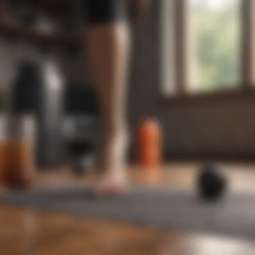 Home fitness setup with minimal equipment