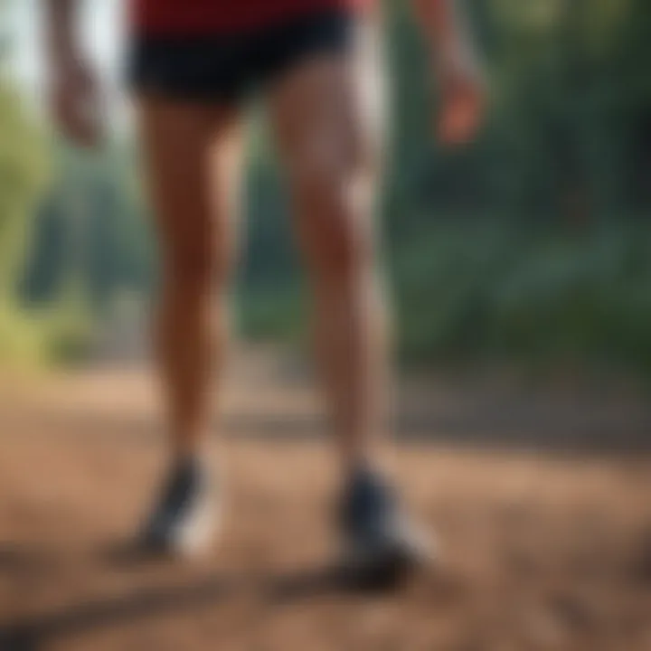 Visual representation of treatment options for knee pain