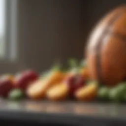 Fresh fruits and vegetables showcasing a balanced diet